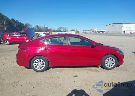 2017 Hyundai Elantra Se из США, поврежденный, VIN KMHD74LF2HU071236